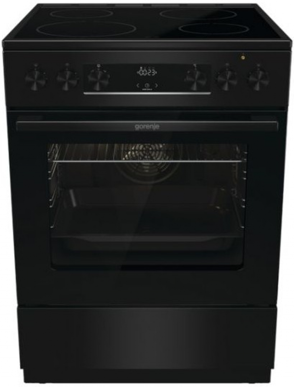 Готварска печка с керамичен плот Gorenje GEC6C40BG